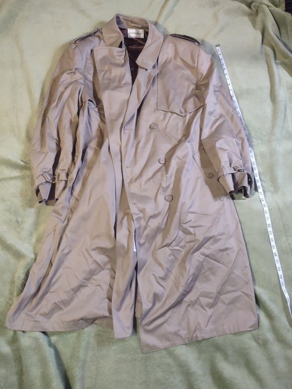 Alexander Lloyd Classic Men's Trench Coat - Taupe 2XL Good Quality